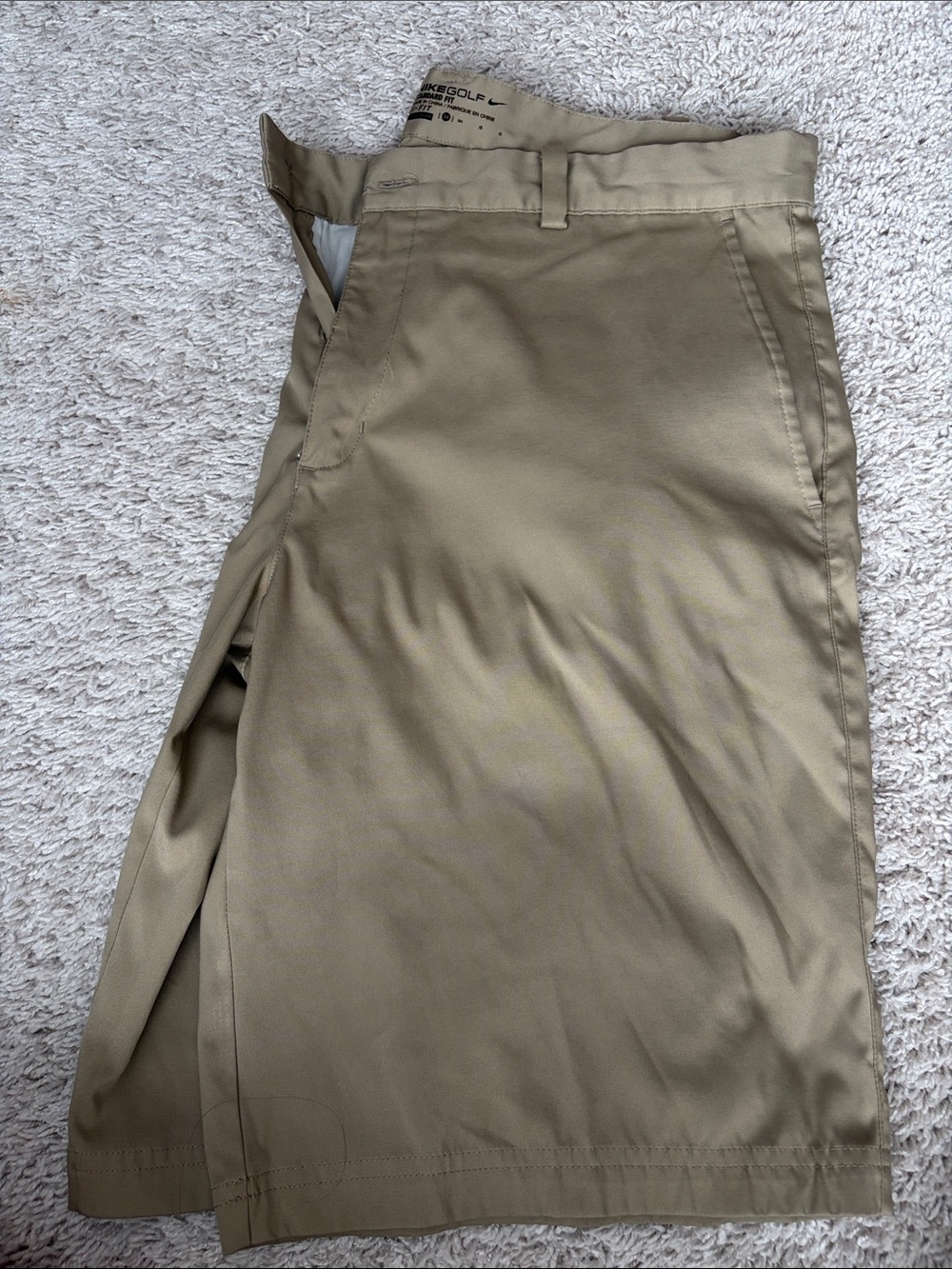 Nike Golf Men’s Khaki Chino Shorts - Tan